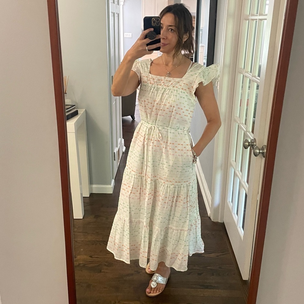 Draper James RSVP Midi Ruffle Dress size Medium